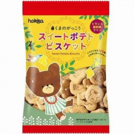 KUMA NO GAKKO SWEET POTATO BISCUITS 60g