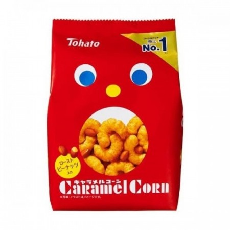 TOHATO CORN SNACKS - CARAMEL CORN ORIGINAL 70g