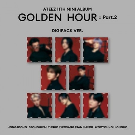 ATEEZ - [GOLDEN HOUR : PART.2] 11th EP Album DIGIPACK Version