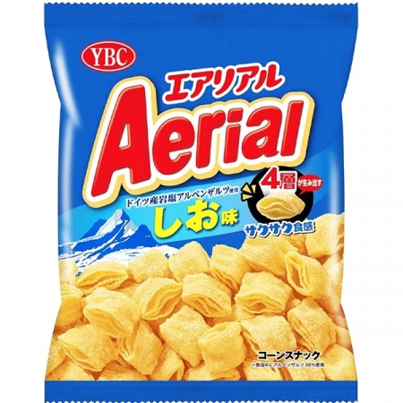 YBC AERIAL CRISPY LAYERED SNACK ROCK SALT 65g